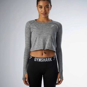 SOLD Gymshark Drawcord Crop Top